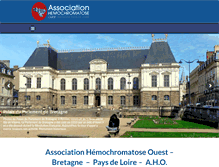 Tablet Screenshot of hemochromatose-ouest.fr